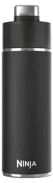 DW1801EUUKGY, Thirsti Trinkflasche Schwarz - Edelstahl - 8 x 24 x 8 cm