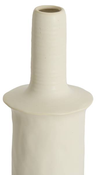 Vase SENNES Weiß - Keramik - 18 x 49 x 18 cm