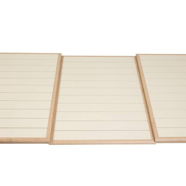 Table de jardin AXIOME Beige - Métal - 113 x 77 x 250 cm