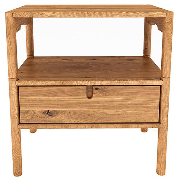 Schlafzimmer-Set PORI-165-3 3er-Set Braun - Eiche - 327 x 95 x 214 cm