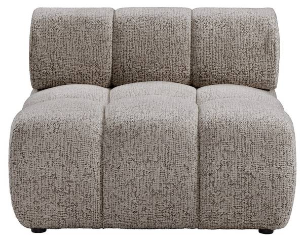 Sessel mit gerader Rückenlehne FACIVIL Grau - Textil - 94 x 70 x 94 cm