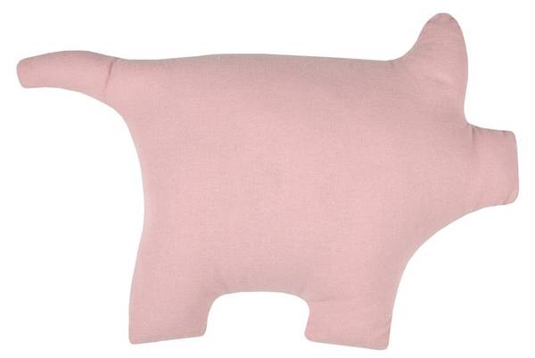 Kinderkissen TOM Pink - Naturfaser - 28 x 2 x 41 cm