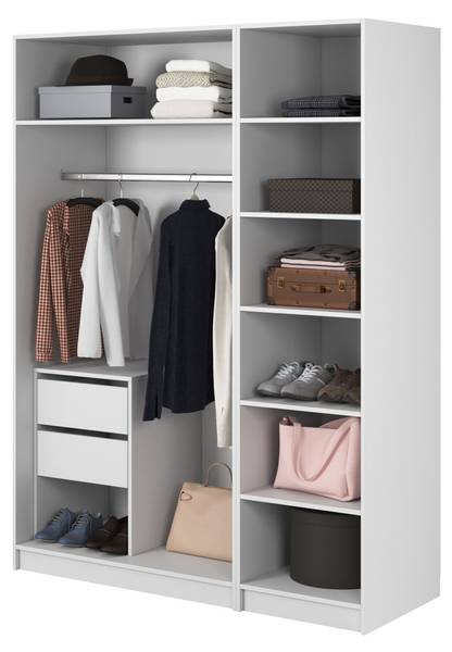 Kleiderschrank FRAME Weiß