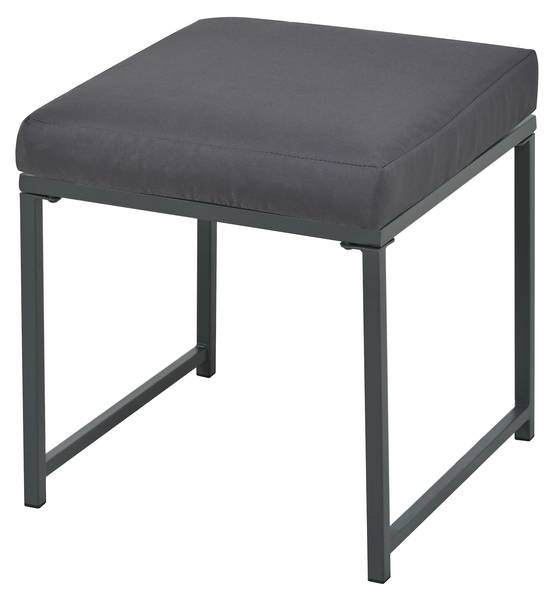 Gartenmöbelset Hephaestus 7-tlg Schwarz - Braun - Polyester - Webstoff - Akazie - Eisen - 158 x 74 x 230 cm