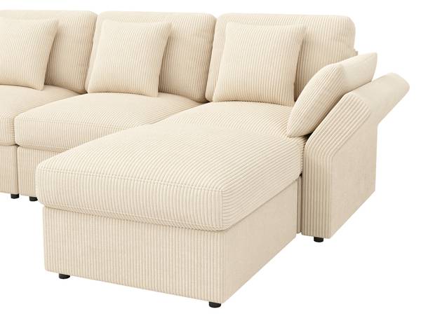 Ecksofa WoodyCHANGE Beige