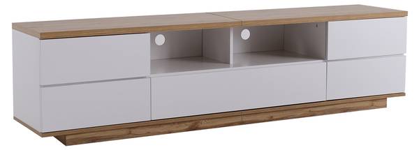 TV-laagplank LucyNatur Ⅱ beige - plaatmateriaal op houtbasis - 38 x 41 x 180 cm