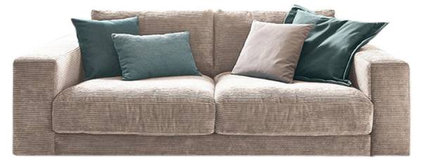 Sofa 2-Sitzer MADELINE Taupe