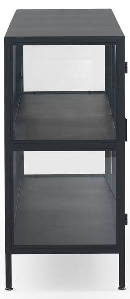 Sideboard  11309 Schwarz - Metall - 120 x 85 x 40 cm