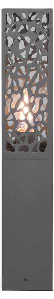 Mastleuchte COOPER Grau - Metall - 10 x 60 x 10 cm