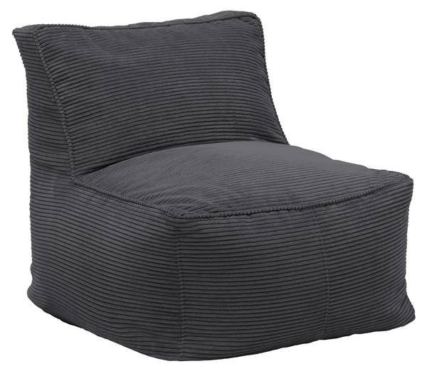Sitzsack CAROLINE Grau - Holzwerkstoff - 75 x 84 x 88 cm