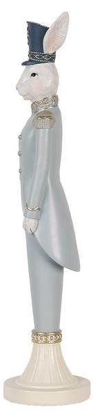 Dekorationsfigur Kaninchen Easter&Ayden Weiß - Kunststoff - 11 x 45 x 11 cm