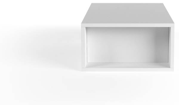 Oberschrank für Beistellschrank Modul I Weiß - Holzwerkstoff - 45 x 24 x 70 cm