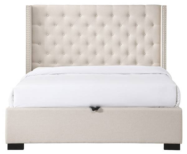 Bett mit Bettkasten MASSIMO 217 x 143 x 215 cm