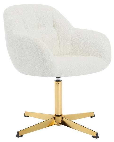 Bürostuhl LANCIEGA Weiß - Textil - 61 x 79 x 60 cm