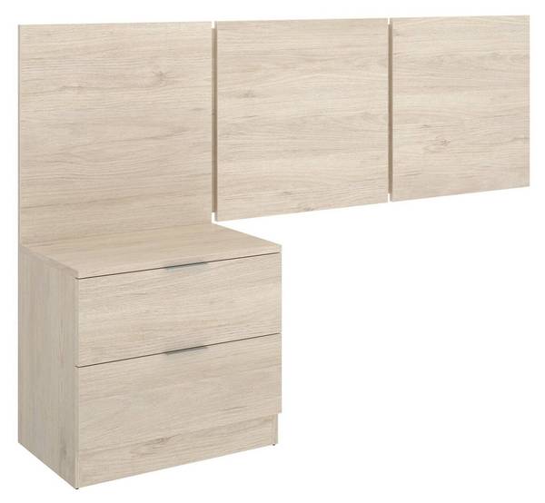 Kopfteil Chanhom Braun - Holzwerkstoff - 157 x 96 x 34 cm