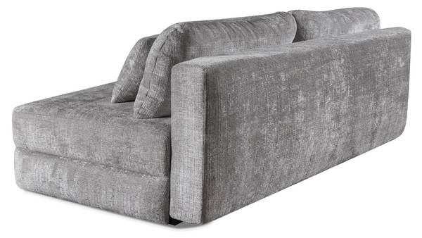 Sofa RAMARO Grau - Holzwerkstoff - 214 x 93 x 118 cm