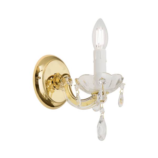 Wandleuchte MARIE CLAIRE Gold - Metall - 12 x 18 x 15 cm