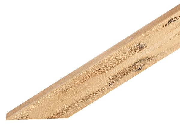Esstisch ORISTANO Braun - Grau - Bambus - 100 x 75 x 190 cm