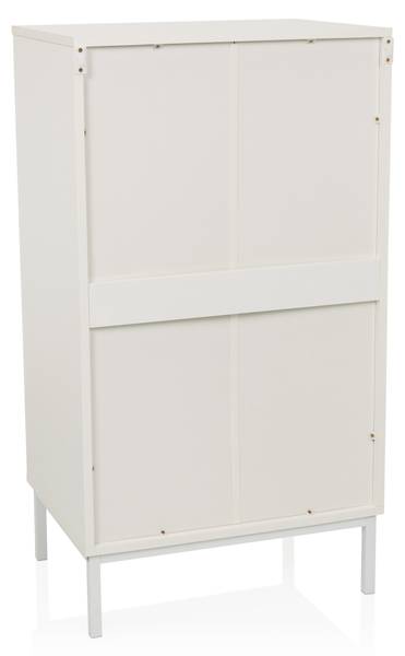 Kommode BJORDAL Weiß - Holzwerkstoff - 40 x 100 x 55 cm