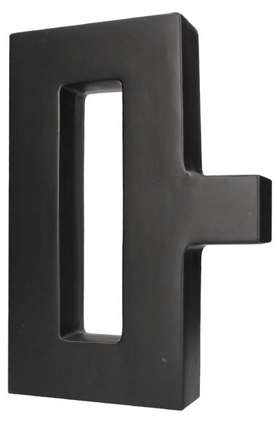 Vase Qusar Schwarz - Keramik - 13 x 33 x 48 cm