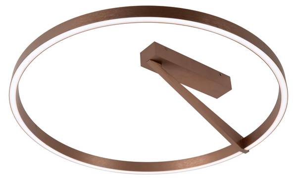 Plafonnier APPLAUSE Marron - Aluminium - 60 x 20 x 60 cm