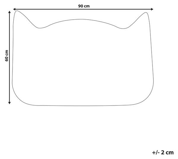 Fussmatte CALIRAYA Naturfaser - 60 x 90 cm