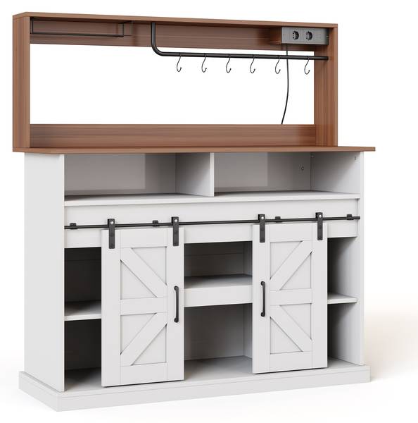 Sideboards Codon Weiß - Holzwerkstoff - 120 x 130 x 40 cm