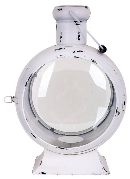 Lanterne 4523317840 Blanc - Métal - 25 x 38 x 55 cm