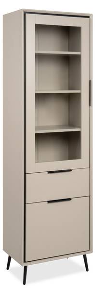 Dressoir ARONA grijs - plaatmateriaal op houtbasis - 60 x 200 x 38 cm