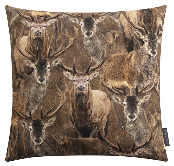 Kissenhülle Buck Braun - Polyester - 40 x 1 x 45 cm