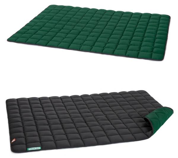 Wendedecke CHELSEA Grau - Grün - 110 x 140 cm