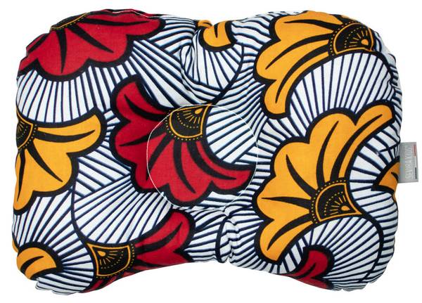 Kopfstützkissen Wax Rot - Textil - 25 x 5 x 30 cm