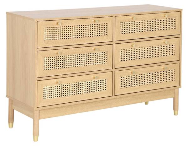 Kommode Judith Beige - Holzwerkstoff - 40 x 80 x 120 cm