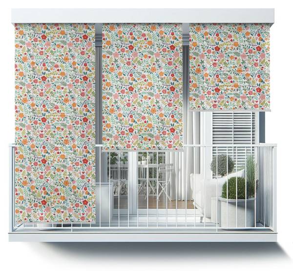 Außenrollo Pratum Iridescent 40 x 180 cm