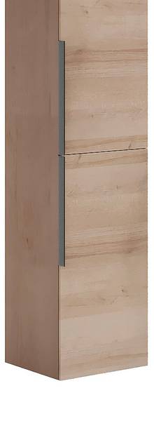 Ensemble salle de bain NISAYA Beige - En partie en bois massif - 46 x 50 x 120 cm