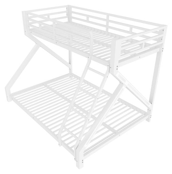 Kinder-Stockbett K-1503 Weiß - Metall - 147 x 146 x 204 cm