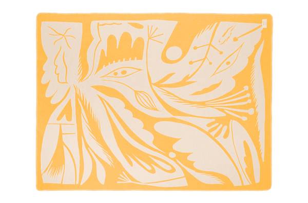 Baumwolldecke LINO Gelb