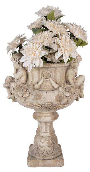 Blumentopf Geb Beige - Keramik - 42 x 55 x 40 cm