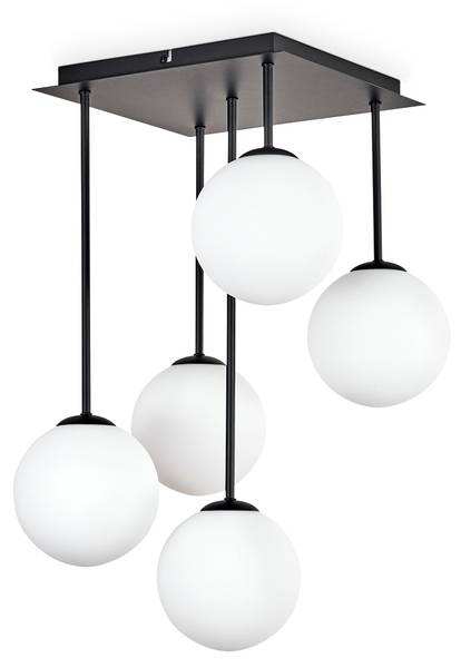 Deckenleuchte Fossobiubo Weiß - Metall - 70 x 59 x 70 cm