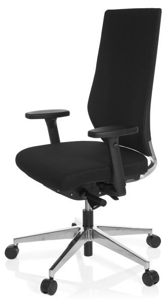 Bürostuhl PRO-TEC 700 Schwarz - Polyester - 60 x 123 x 53 cm