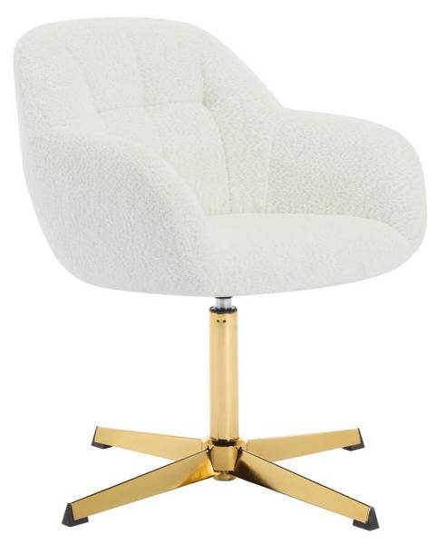 Bürostuhl LANCIEGA Weiß - Textil - 61 x 79 x 60 cm