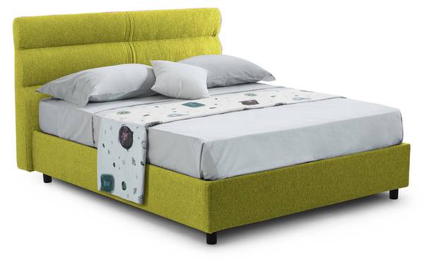 Doppelbett Bedero Grün - Metall - 228 x 116 x 177 cm