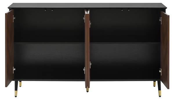 Sideboard Lelantos Ⅰ Braun - Holzwerkstoff - 140 x 80 x 40 cm