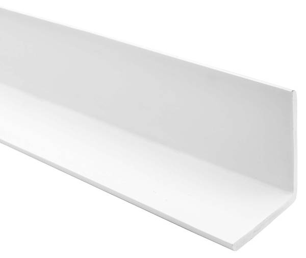 Winkelprofil Kantenschutz 735-KM Weiß - Kunststoff - 2 x 4 x 165 cm