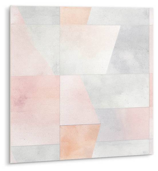 Zelfklevende Tegels Petra set van 9 beige - polyester-PVC - 30 x 30 x 1 cm