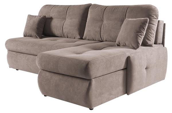Ecksofa THIN Braun
