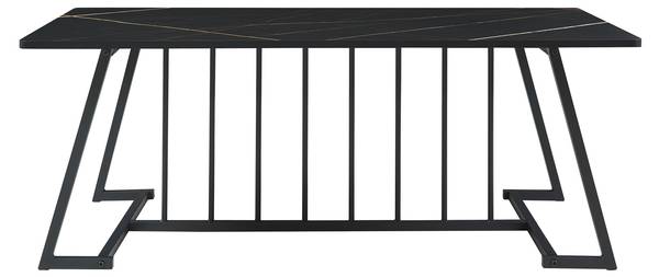 Couchtisch Nospoo Schwarz - Stahl - 120 x 46 x 60 cm