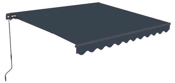 Monoblock Markise VECCHIO Grau - Polyester - 250 x 270 x 295 cm