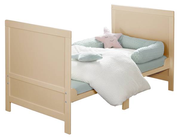 Babybed Sleep bruin - plaatmateriaal op houtbasis - 78 x 78 x 142 cm