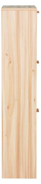 Schuhregal Camargue Beige - Holz teilmassiv - 24 x 118 x 60 cm